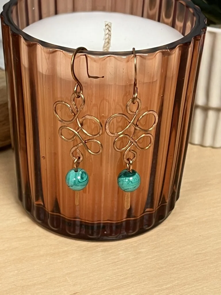 Boucles d’oreilles artisanales — Aux Soins de Gaïa